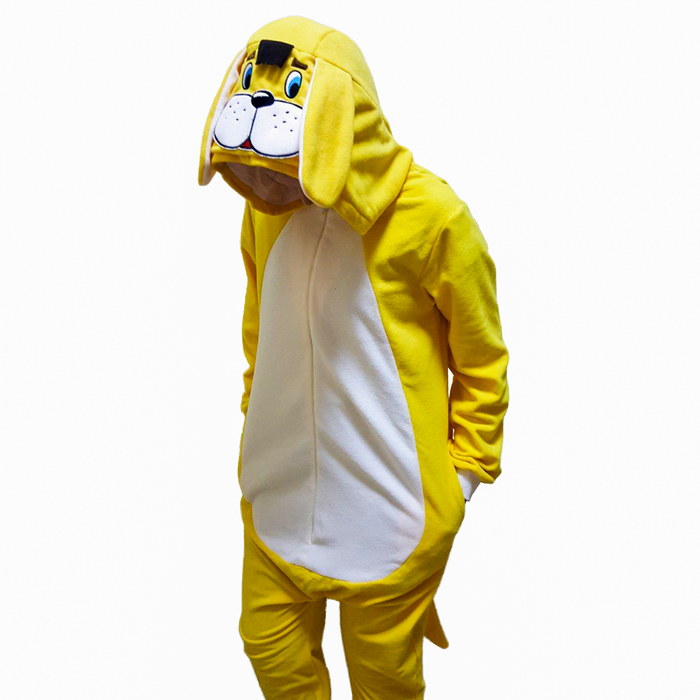 Комбинезон-кигуруми на молнии "Собачка желтая" (S), р.44-46, рост 167-172 см
