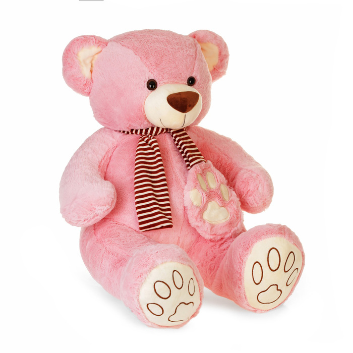 Мягкая игрушка "Медведь с шарфом с лапой №1"