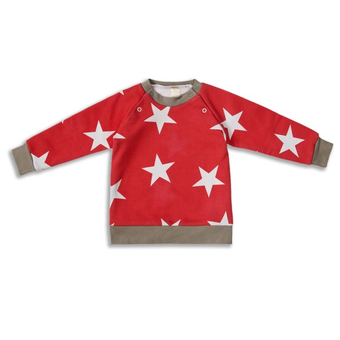 Джемпер детский, рост 68 см, цвет красный ф035(68)к1_М