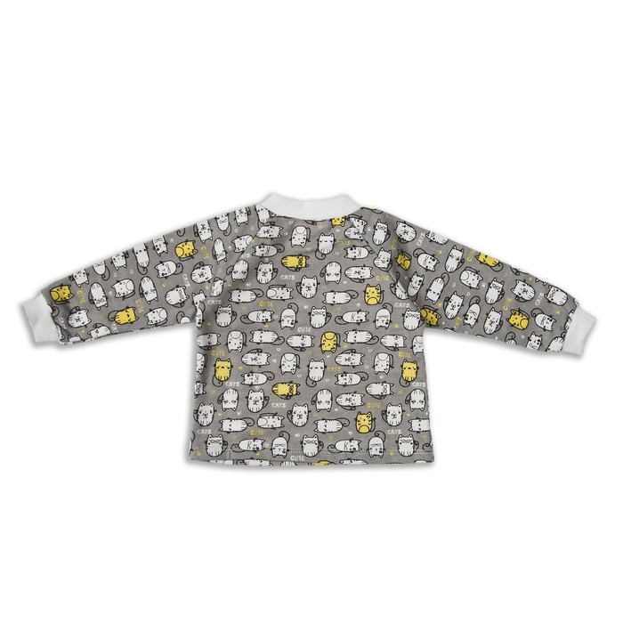 Джемпер детский, рост 68 см, цвет серый ф037(68)с1_М