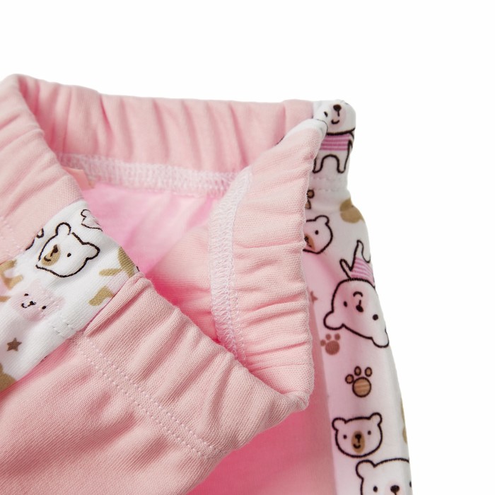 Штаны детские рост 68 см, цвет розовый ш039(68)р1_М