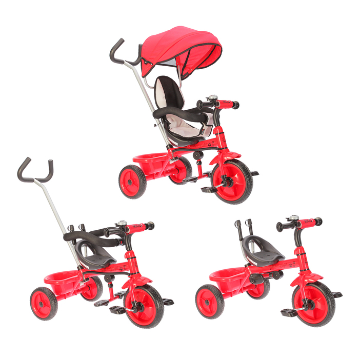 Велосипед трехколесный Micio Light 2018, колеса EVA 10"/8", цвет красный