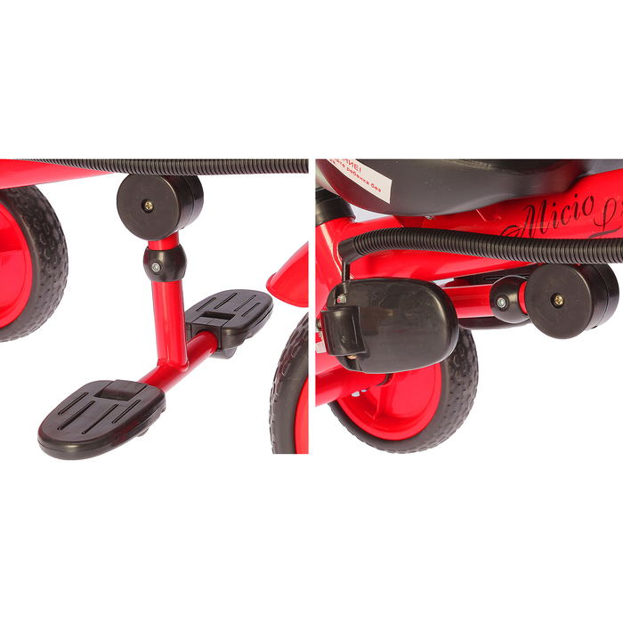 Велосипед трехколесный Micio Light 2018, колеса EVA 10"/8", цвет красный