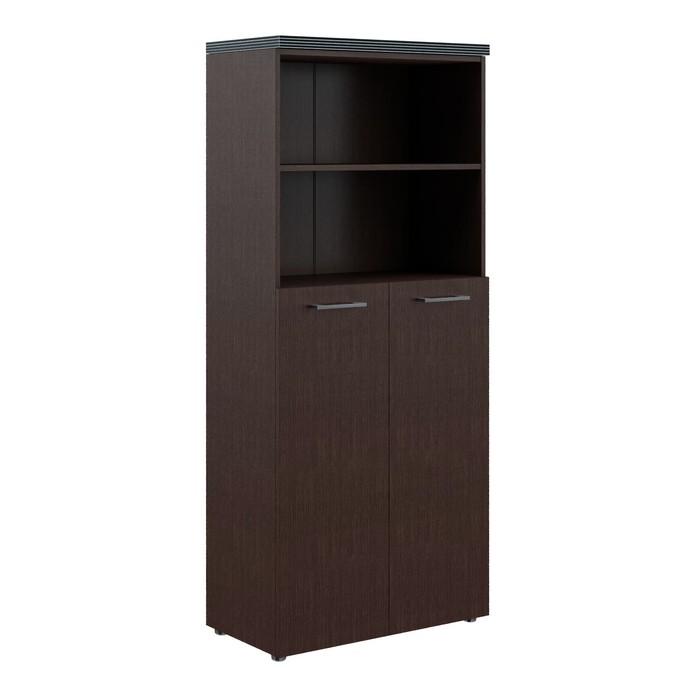 Шкаф с глухими средними дверьми TORR THC 85.6, венге магия