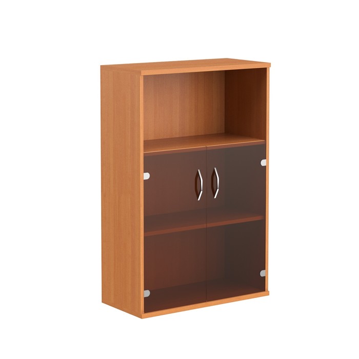 Шкаф с малыми стеклянными дверьми IMAGO СТ-2.2, груша ароза