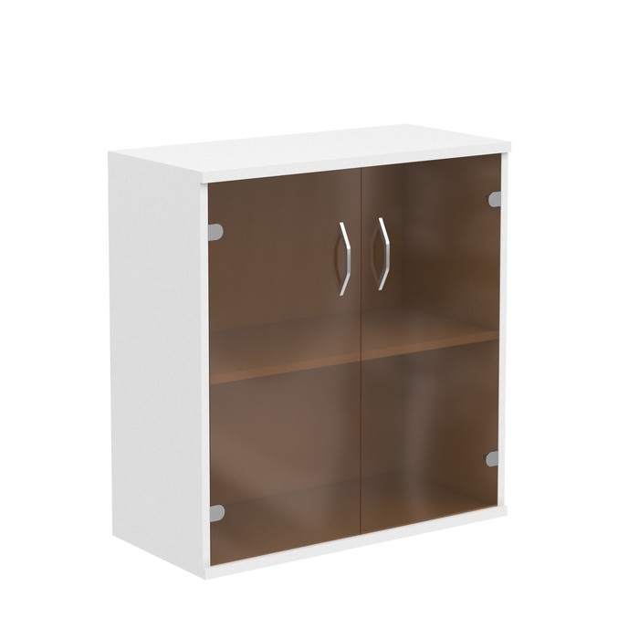 Шкаф со стеклянными дверьми IMAGO СТ-3.2, белый