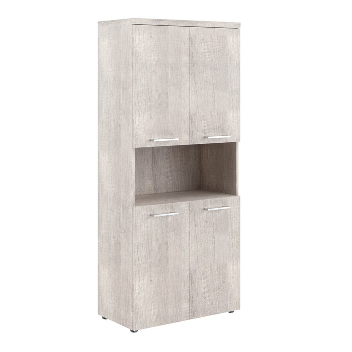 Шкаф с 2-мя комплектами глухих малых дверей Torr Z THC 85.4, дуб каньон