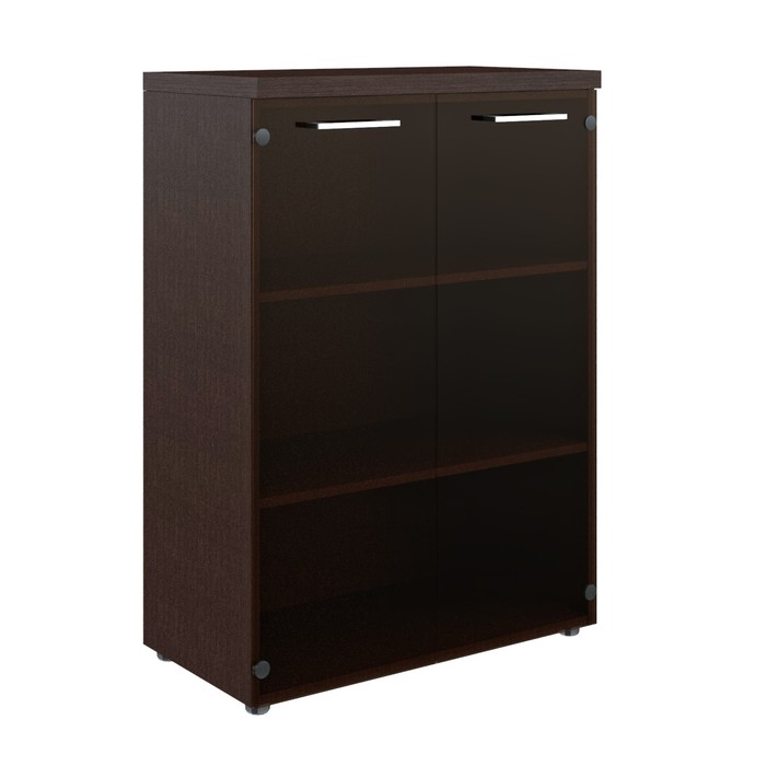 Шкаф со стеклянными дверьми и топом Torr Z TMC 85.2, венге магия