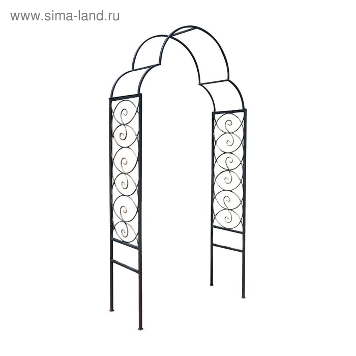 Арка садовая, разборная, 250 × 122 × 44 см, металл арка садовая разборная 250 × 122 × 44 см металл