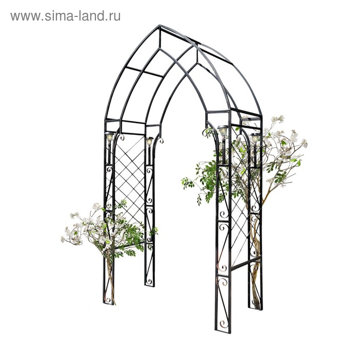 Арка садовая, разборная, 270 × 145 × 66 см, металл арка садовая разборная 270 × 145 × 66 см металл