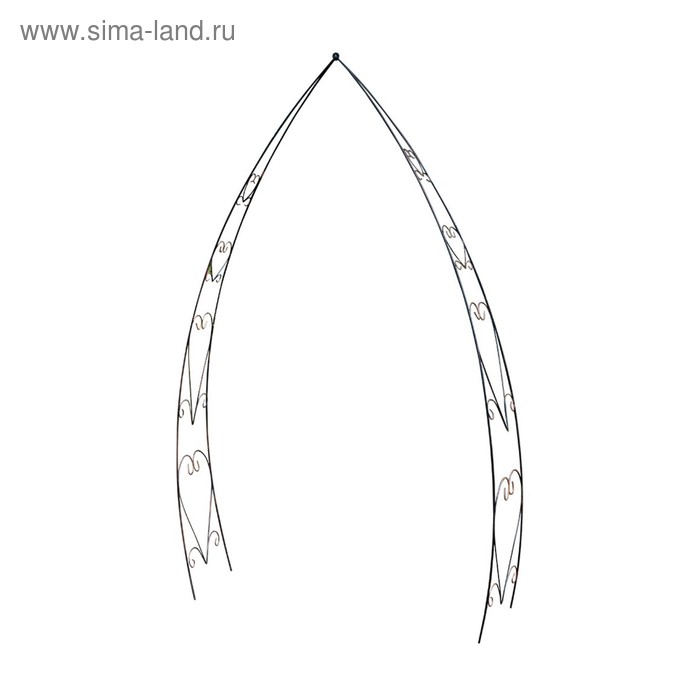 Арка садовая, разборная, 230 × 150 × 42 см, металл арка садовая разборная 270 × 145 × 66 см металл