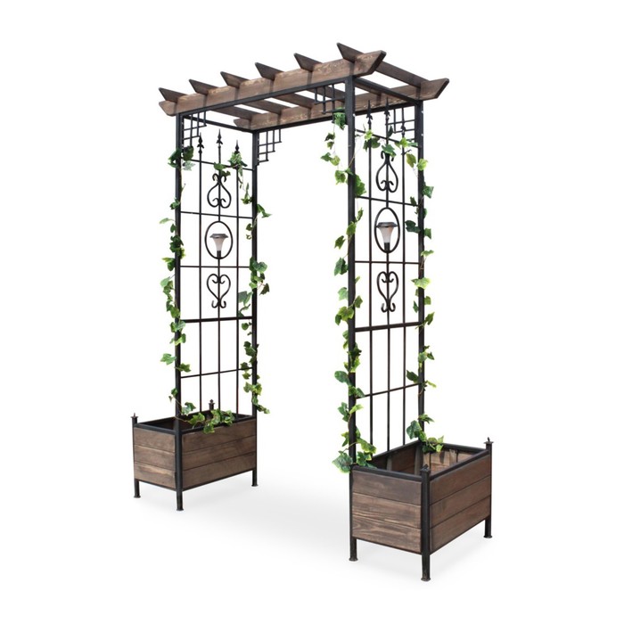 Садовая арка 863-16R с 2 кадками