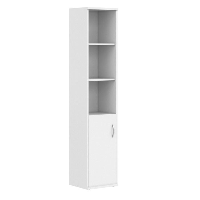 Шкаф колонка с глухой малой дверью IMAGO СУ-1.1(L), белый