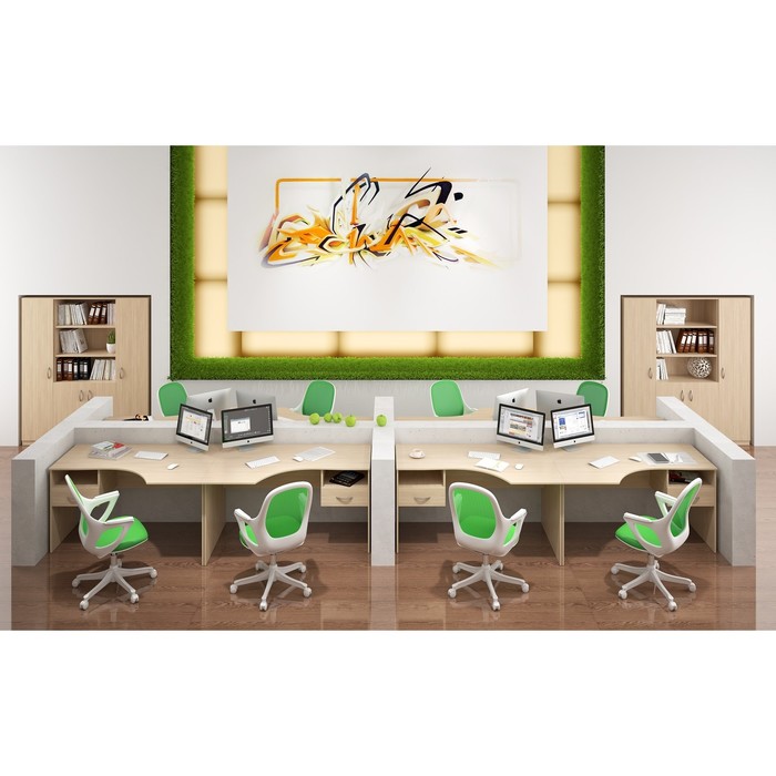 Тумба приставная SIMPLE SC-3D.2(R), легно светлый