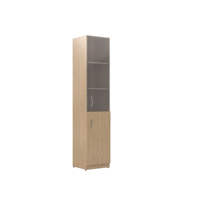 Шкаф колонка комбинированная SIMPLE SR-5U.2(R), легно светлый