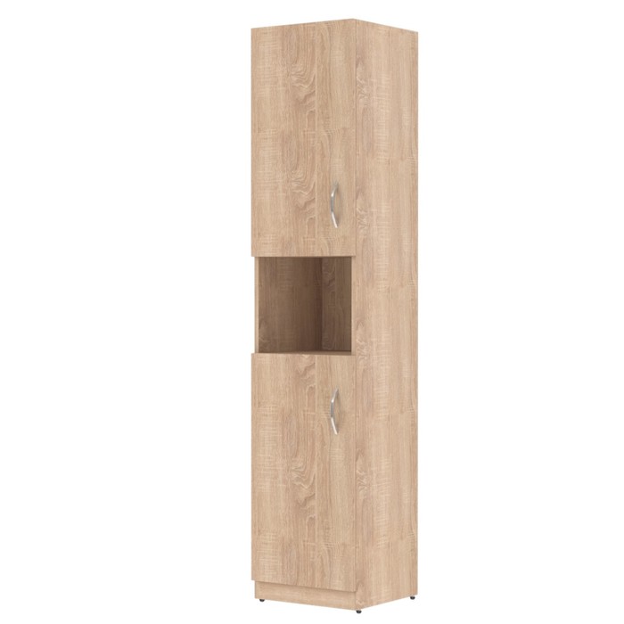 Шкаф колонка SIMPLE SR-5U.4(L), дуб сонома светлый