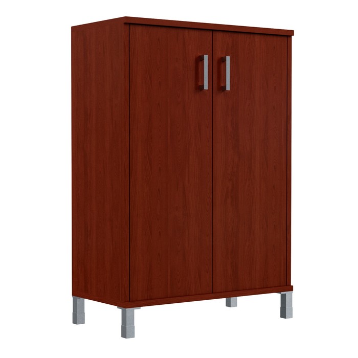 Шкаф средний с глухими дверьми BORN B 420.6, бургунди