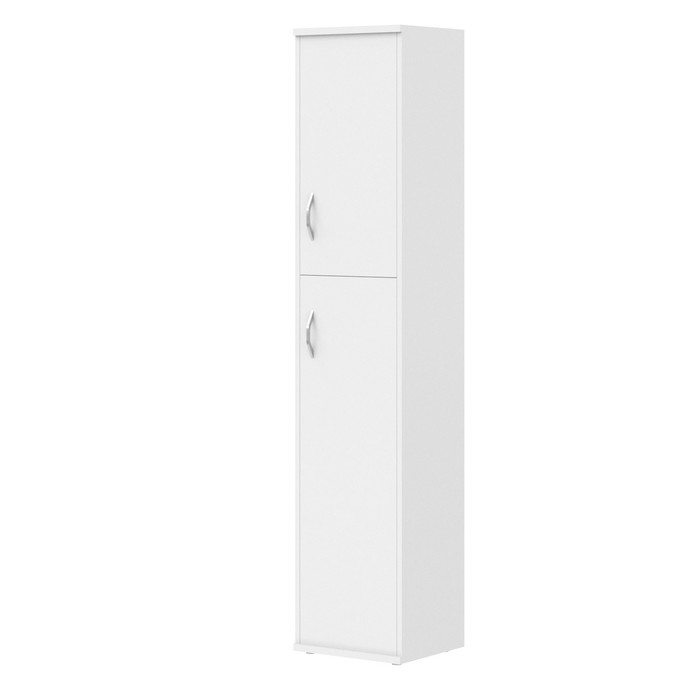 Шкаф колонка с глухой малой и средней дверьми IMAGO СУ-1.8(R), белый