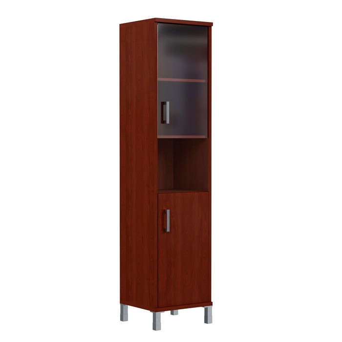 Шкаф-колонка высокая BORN B 431.10(R), бургунди