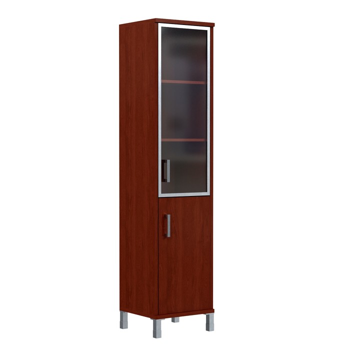 Шкаф-колонка комбинированная BORN B 431.4(R), бургунди