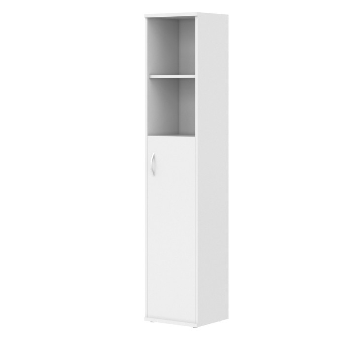 Шкаф колонка с глухой средней дверью IMAGO СУ-1.6(R), белый