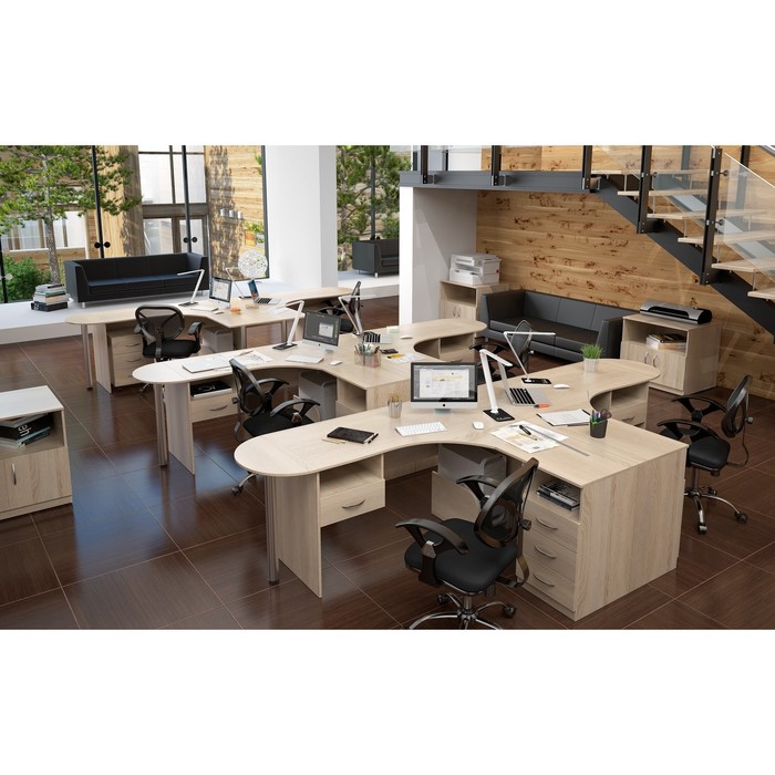 Шкаф с глухими малыми дверьми SIMPLE SR-2W.1, дуб сонома светлый