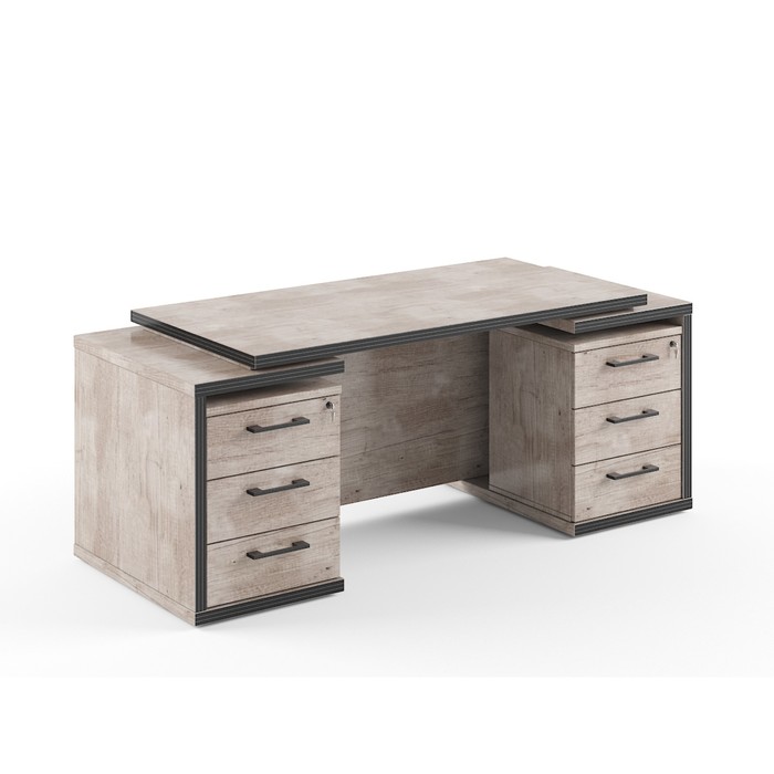 Стол 2-х тумбовый TORR TDT 197, дуб каньон