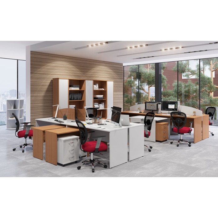 Стол криволинейный IMAGO СА-1Пр, белый