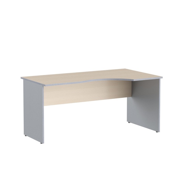 Стол криволинейный IMAGO СА-1Пр, клён/металлик