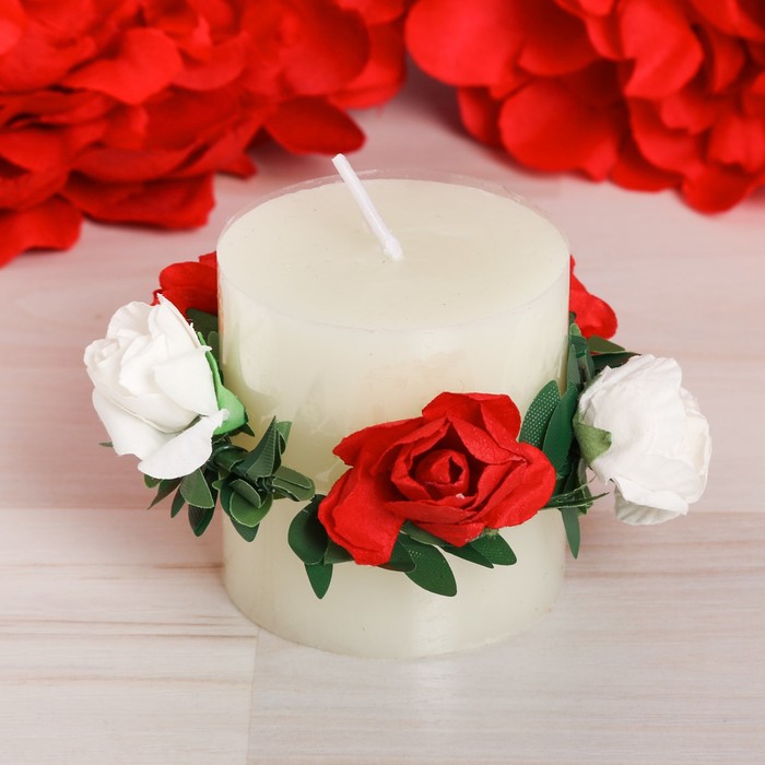 Подарочная свеча "Любимой", 7 х 7 см