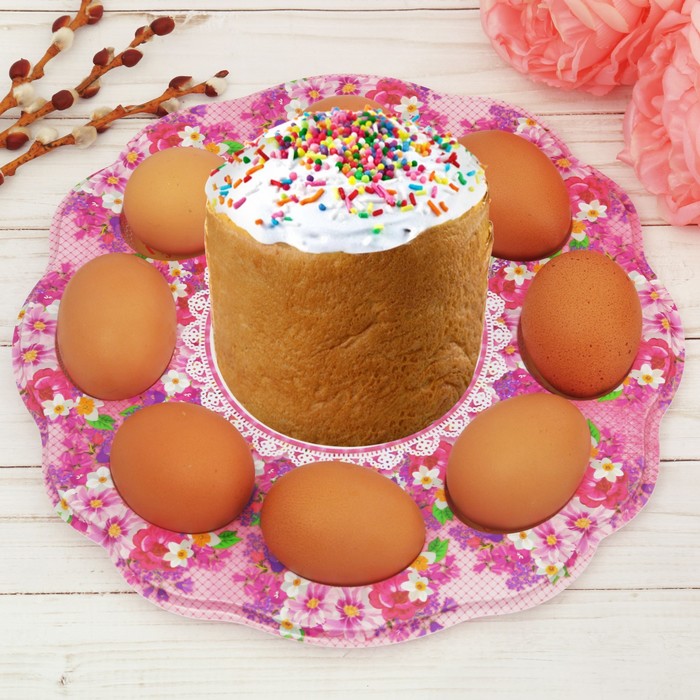 Пасхальная подставка на 8 яиц "Ангелок"