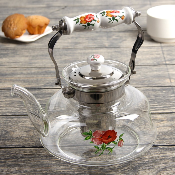 Чайник заварочный 1,4 л "Мари", огнеупорный