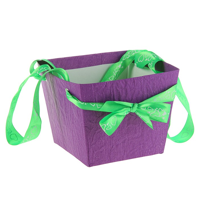 Пакет для цветов, 13 х 16 х 16 см, цвет микс