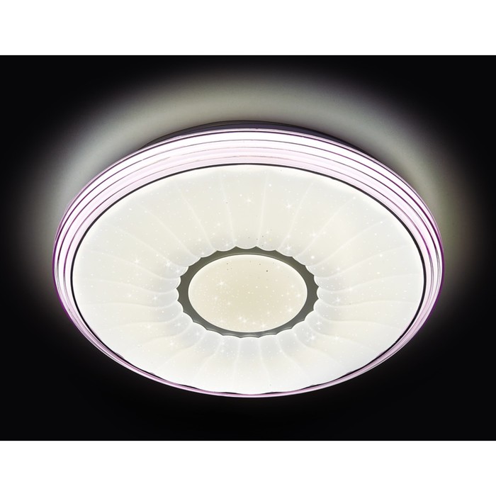 Светильник "Alt-J" 72Вт LED белый, фиолетовый 40x40x8,5см