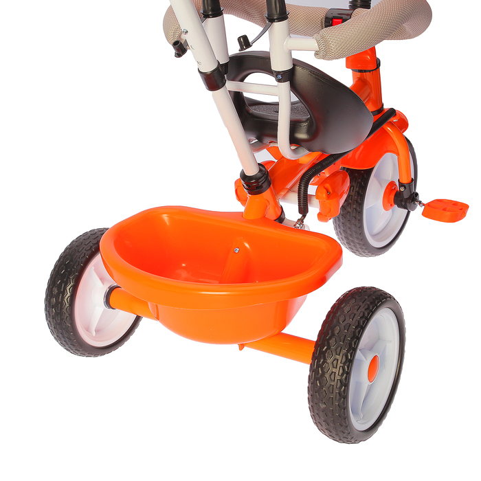 Велосипед трехколесный Micio Uno 2018, колеса EVA 10"/8", цвет оранжевый