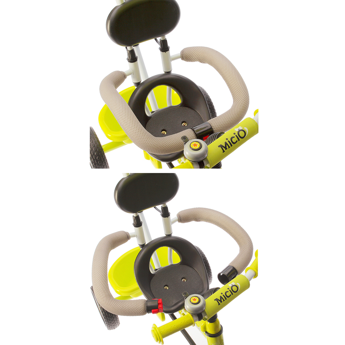 Велосипед трехколесный Micio Uno 2018, колеса EVA 10"/8", цвет салатовый