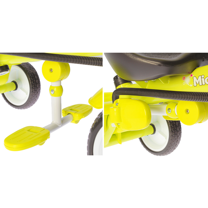 Велосипед трехколесный Micio Uno 2018, колеса EVA 10"/8", цвет салатовый