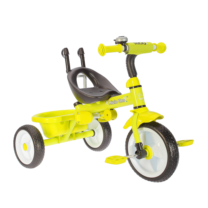 Велосипед трехколесный Micio Uno 2018, колеса EVA 10"/8", цвет салатовый