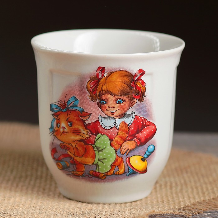 Кружка 250 мл "Настя", алфавит, деколь, микс