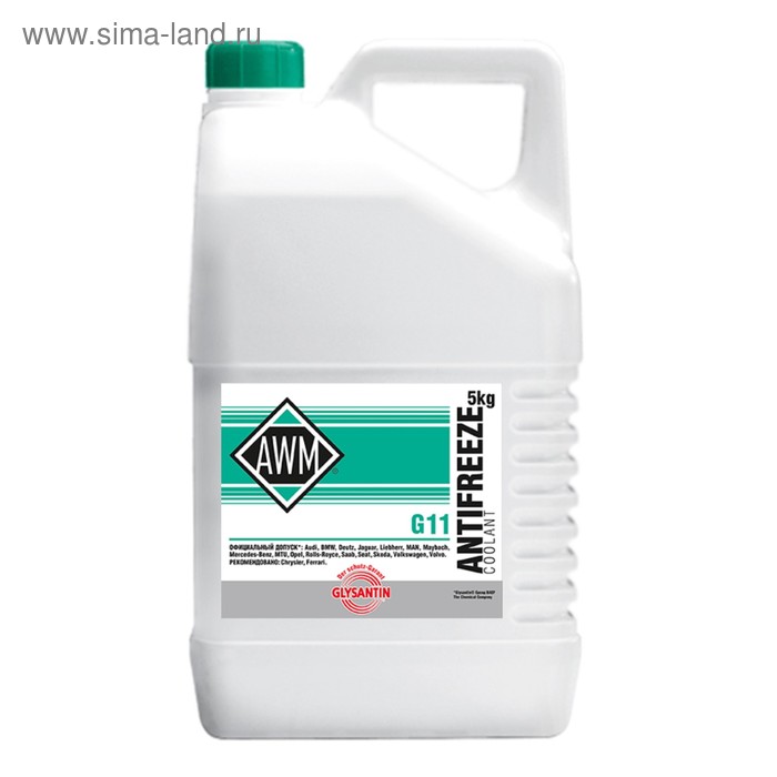 

Антифриз AWM11/ Glysantin BASF G 48 Ready Mix, 5 кг