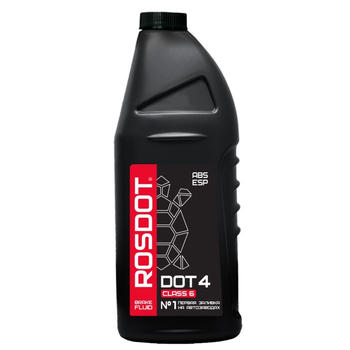 Тормозная жидкость ROSDOT 6, 455 г тормозная жидкость rosdot 4 синтетическая 455 г