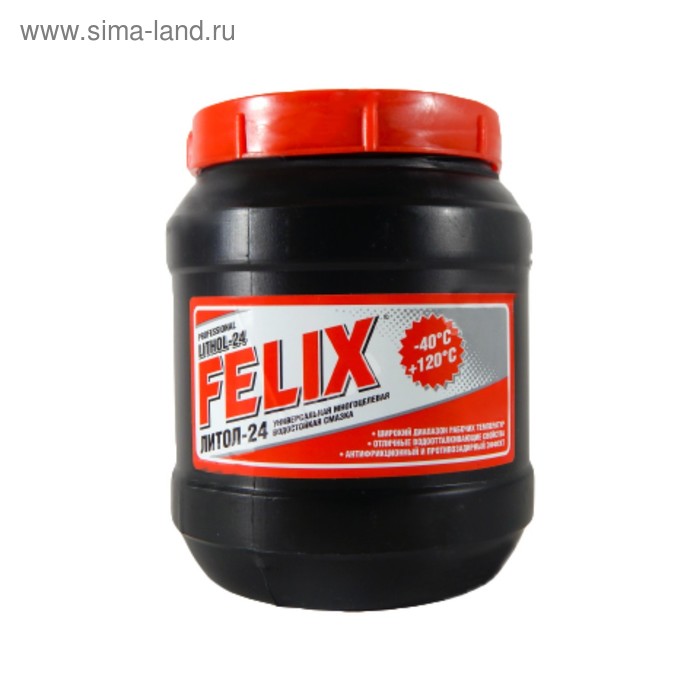Смазка Литол-24 FELIX, банка, 2100 гр смазка литол 24 felix туба 100 г