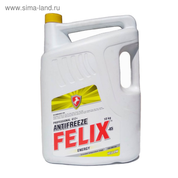 Антифриз FELIX Energy, 10 кг антифриз felix energy 45 желтый 5 кг