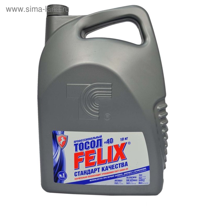 Тосол 45 FELIX, 10 кг жидкость охлаждающая тосол 45 felix 1 кг