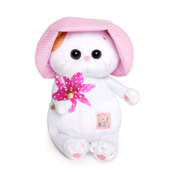 Мягкая игрушка "Ли-Ли BABY" в панамке с вертушкой, 20 см