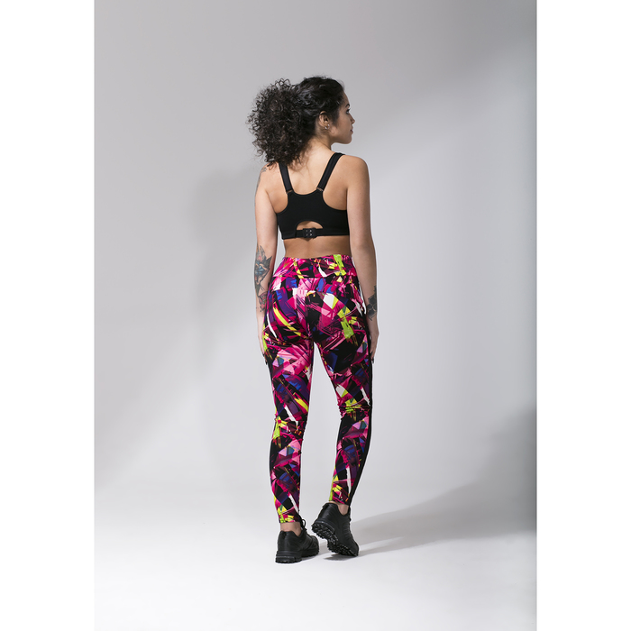 Легинсы спортивные с прозрачными вставками ONLITOP Fitness Art, размер 44-46, цвет розовый