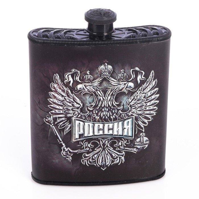 Подарочный набор: галстук и фляга "С праздником"