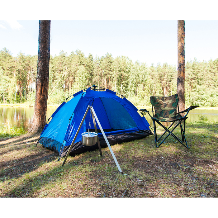 Палатка-автомат 200х150х110 см, цвет синий
