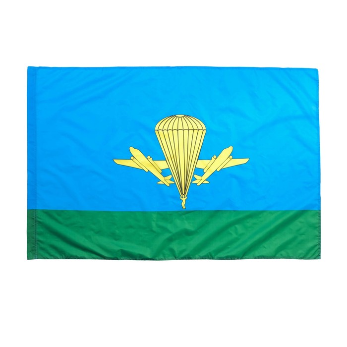 Флаг ВДВ, 90 х 135 см, полиэфирный шёлк флаг россии с гербом 90 х 145 см полиэфирный шёлк