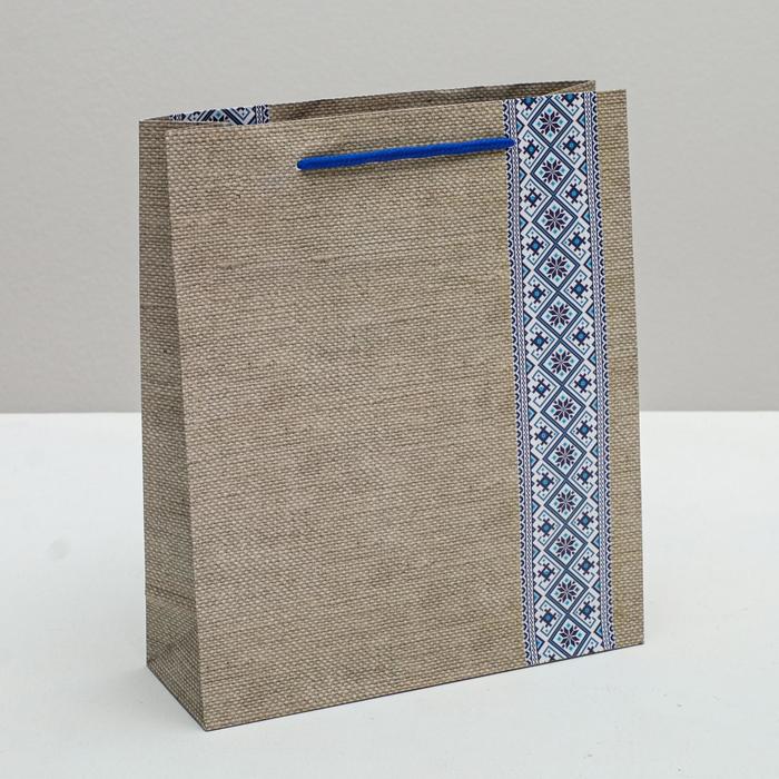 Пакет ламинированный вертикальный «Нарядный», ML 23 × 27 × 8 см